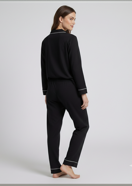 PYJAMAS SET - JET BLACK