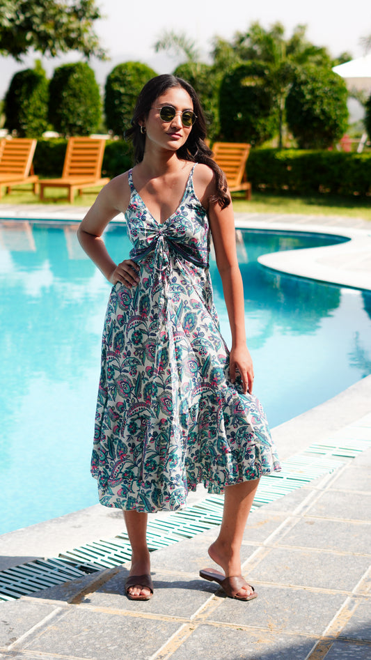 Short Maxi - Peacock Blue