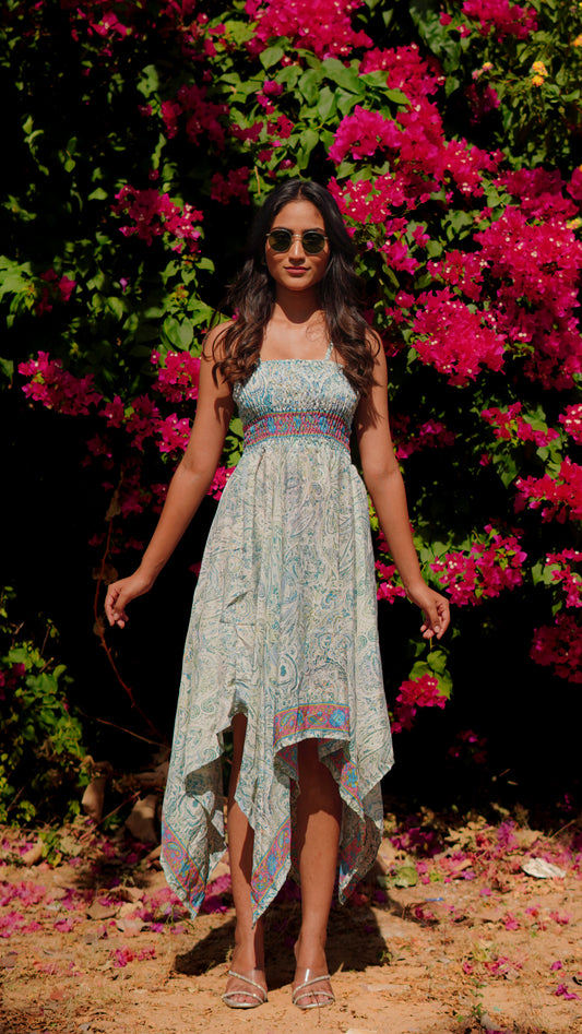 Long Zungle - Printed Beige