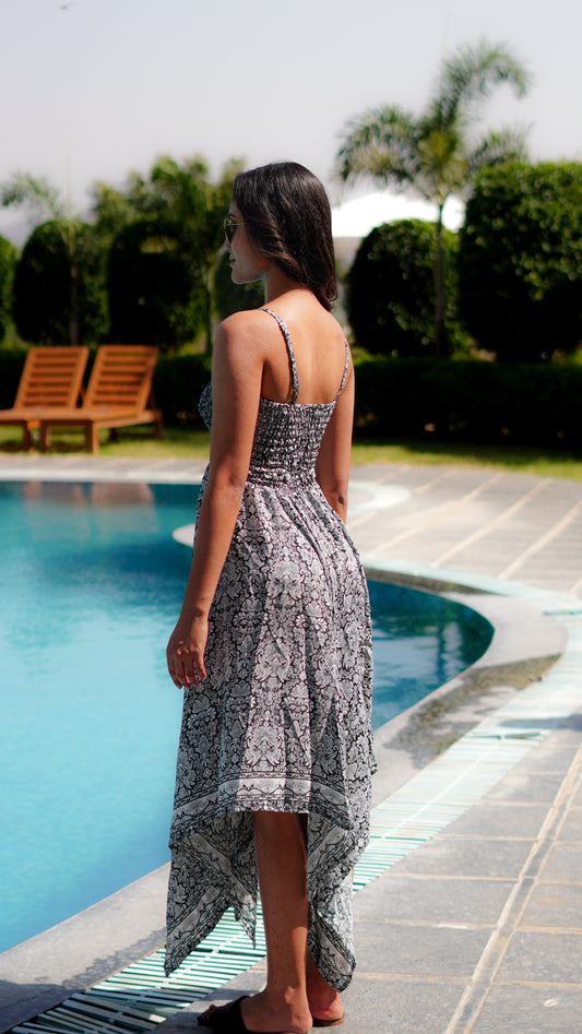 Long Zungle - Printed White