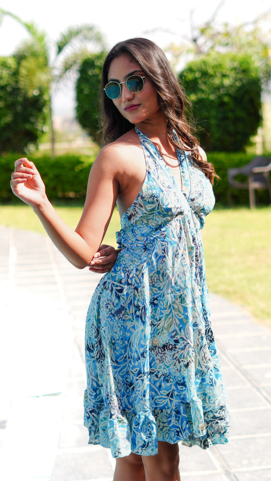 Backless - Ocean Blue