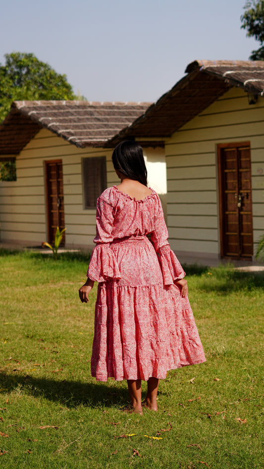 Long Ruffled - Baby Pink