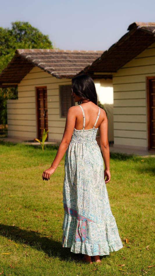 Long Maxi - Printed Beige