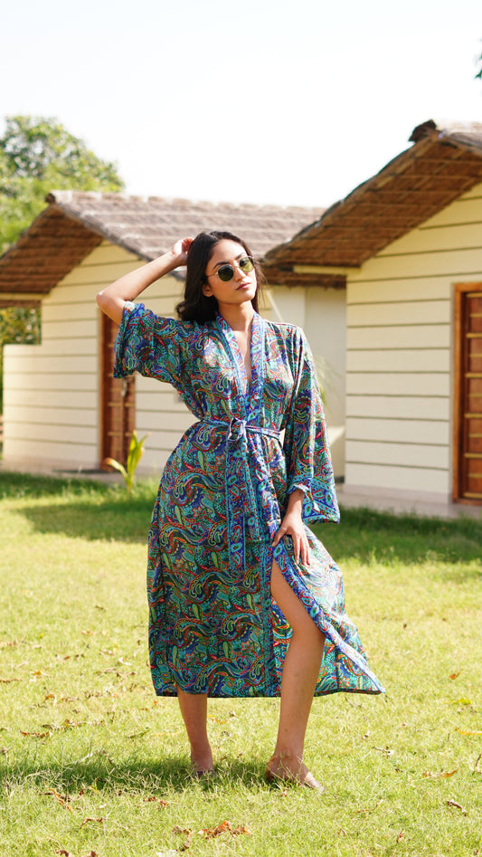 Robe - Dark Ocean Blue