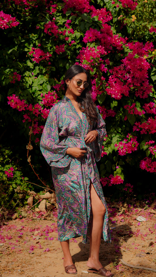 Robe - Pink Green