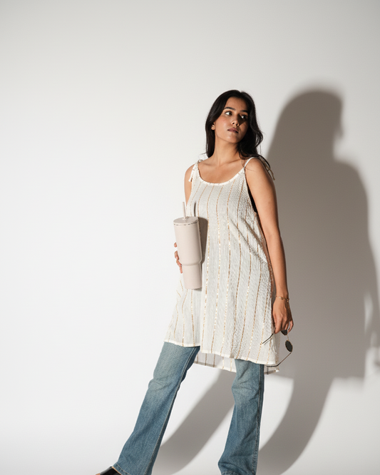 Tunic Kirti - Cool White