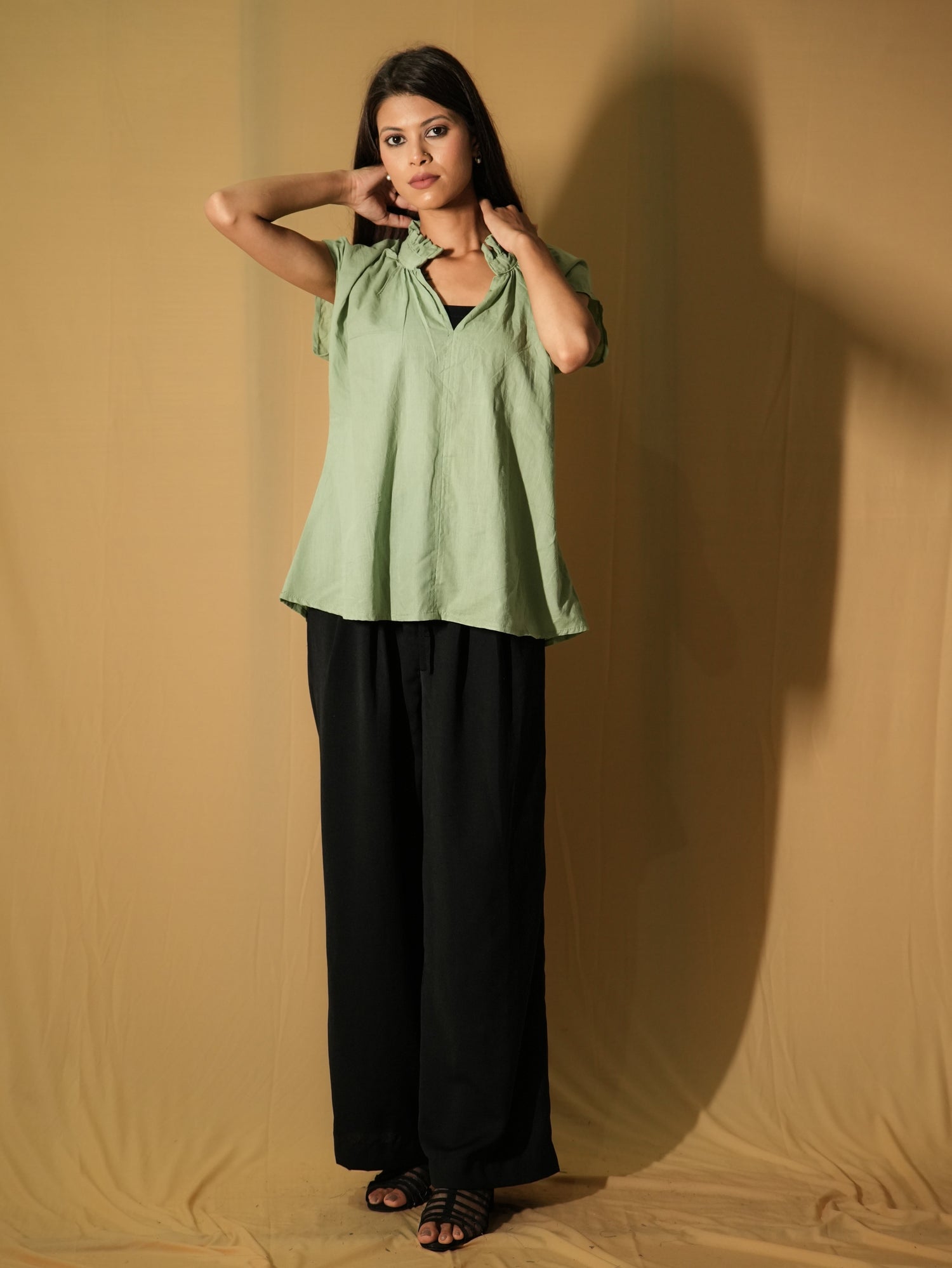 Ruffle Color Top