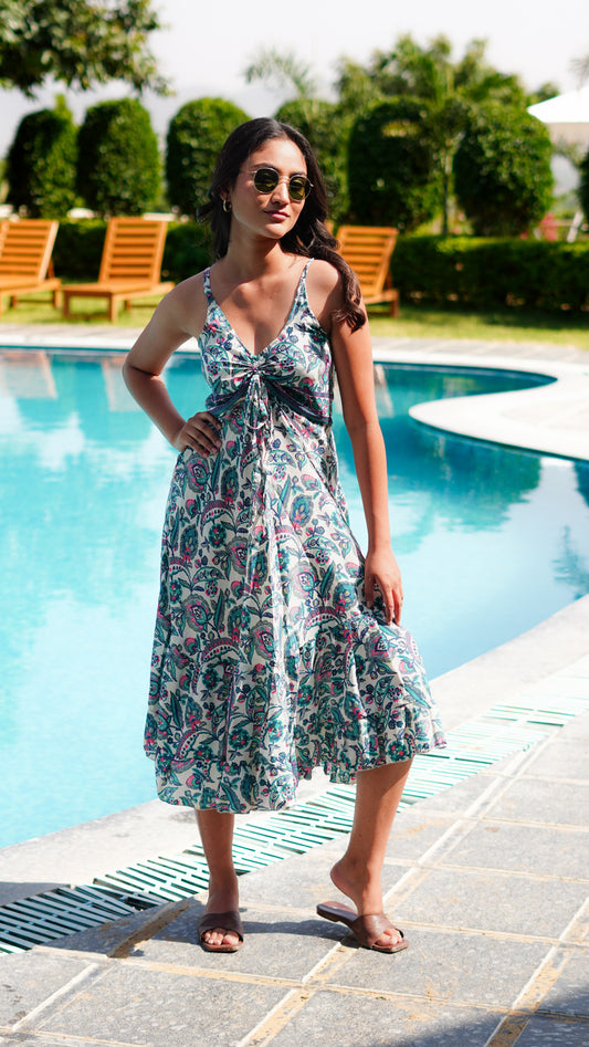 Short Maxi - Peacock Blue