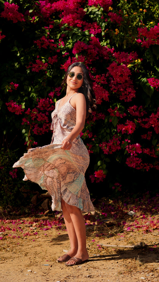 Short Maxi - Cream Ocean