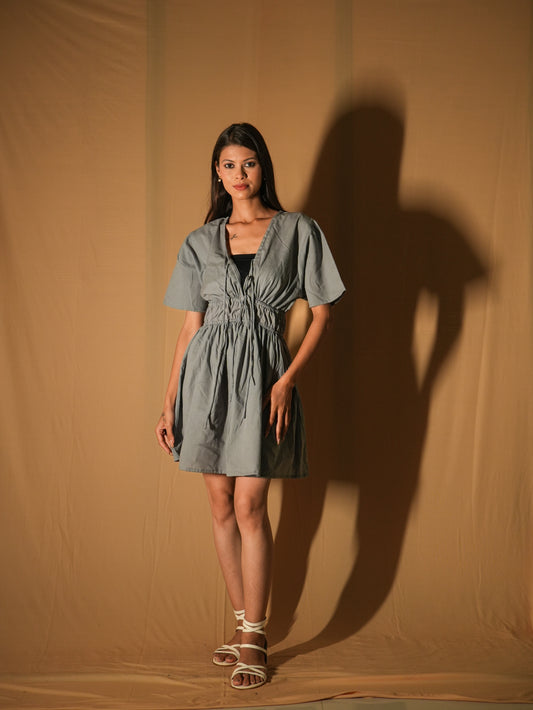 Sunkissed Blush Dress - Pigeon Grey