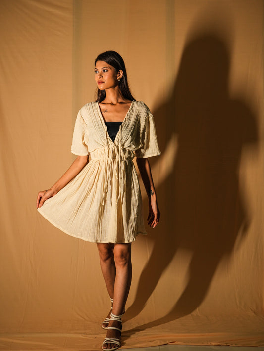 Sunkissed Blush Dress - Kora Cotton Oat