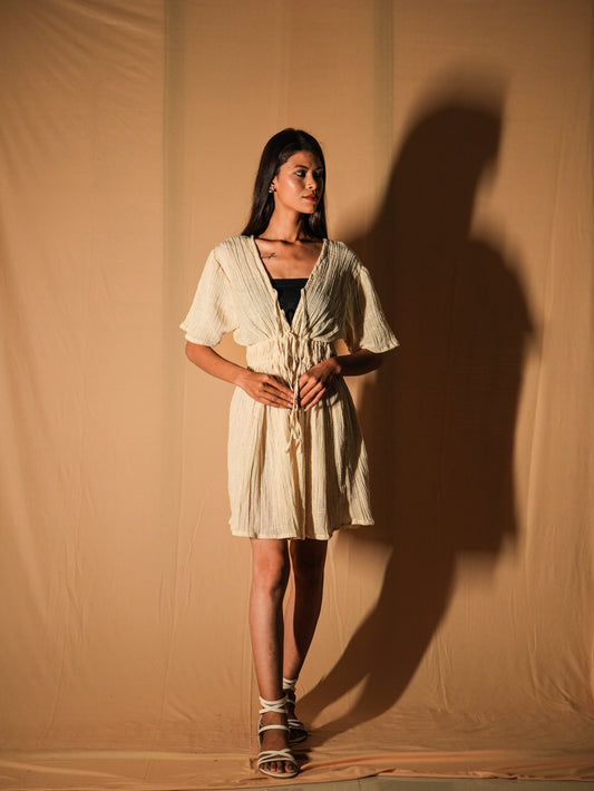 Sunkissed Blush Dress - Kora Cotton Oat