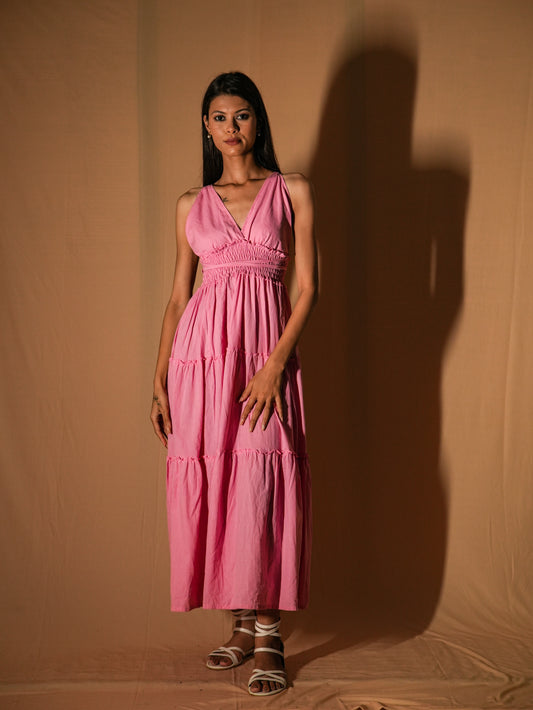 Tired Crossback Maxi - Cotton Candy Pink