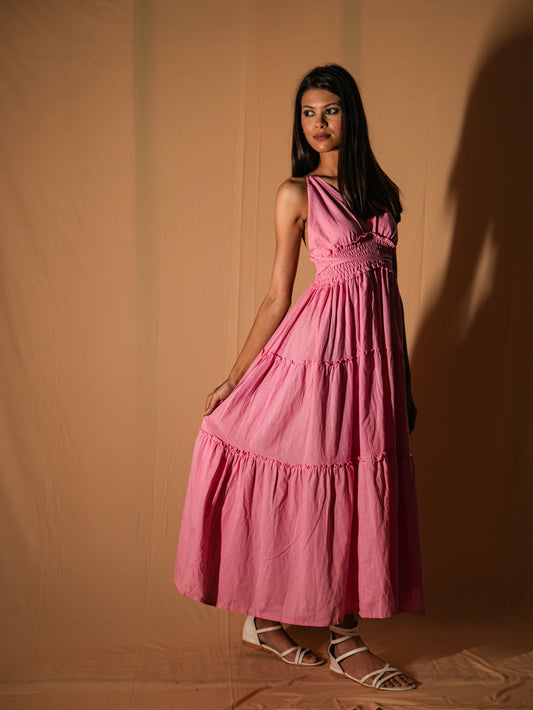 Tired Crossback Maxi - Cotton Candy Pink