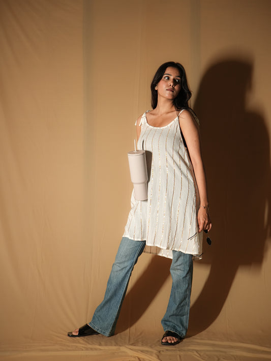 Tunic Kirti - Cool White