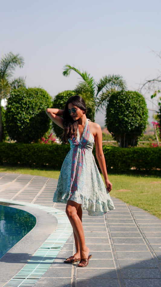 Backless - Printed Beige