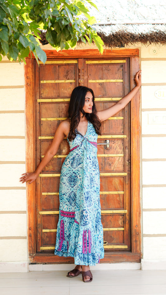 Long Maxi - Pool Blue